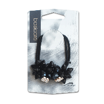 BASICARE ELASTICO DE PELO FLOR NEGRA