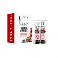 K.R. CREMA CORPORAL SET DUO FRUTAS Y VITAMINAS NUTRITIVA Y RELAJANTE