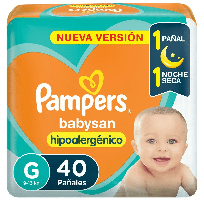 PAMPERS BABYSAN HIPOALRGENICO X40 G  
