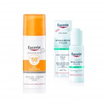 COMBO EUCERIN ANTI EDAD - PORE MINIMIZER + PROTECTOR 25% OFF