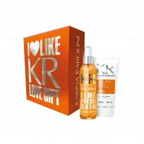 K.R. SET LOVE 200 ORANGE BODY SPLASH + BODY MILK