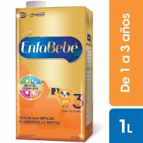 Enfabebe Premium 3 (1 A 3 Años) 6 Unidades X 1 Litro
