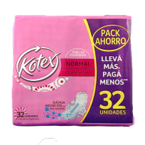 KOTEX TOALLA X32 NORMAL ALAS