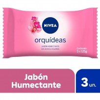 NIVEA JABON 3X125 ORQUIDEAS   