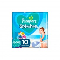 PAMPERS SPLASHERS PANTS X10 G 