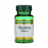 NATURES BOUNTY BIOTIN 1000MCG 