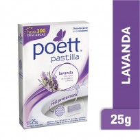 POETT PASTILLA DE INODORO LAVANDA X25