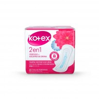 KOTEX TOALLA X8 NORMAL 2EN1