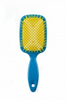 DOMPEL CEPILLO FAVO CUADRADO AZUL Y AMARILLO