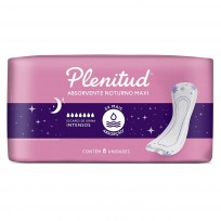 PLENITUD FEMME TOALLAS X 8 NOCTURNA SIN ALAS