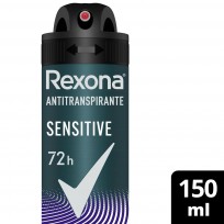 REXONA ANTITRANSPIRANTE X150ML SENSITIVE MEN 