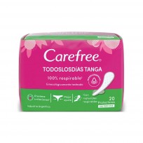 CAREFREE TOALLAS DIARIAS TANGA X20U