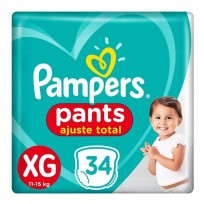 PAMPERS PANTS X34 XG         