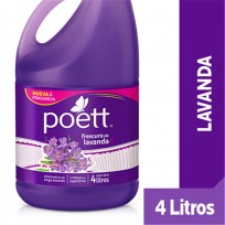 POETT LIMPIADOR LÍQUIDO X4L.LAVANDA