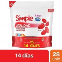 Simple Suplemento Vitaminico x28Un Vitalidad Doy Pack