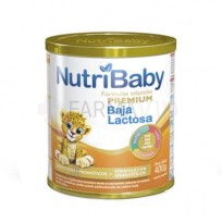 NUTRIBABY BAJA EN LACTOSA LATA X 400 G