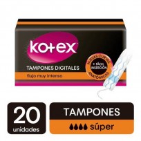 KOTEX TAMPONES X20 SUPER      
