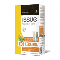 ISSUE KIT ECO KERATINA 3 CASTAÑO OSCURO