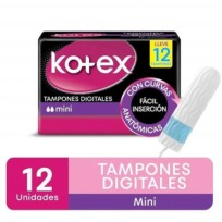 KOTEX TAMPONES DIGITALES MINI X12U