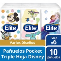 ELITE PAÑUELO POCKET X6 DISNEY