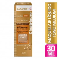 CICATRICURE MAQUILLAJE GOLD LIFT MEDIUM X30