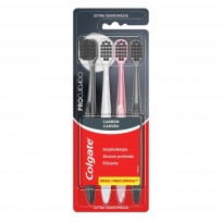 COLGATE CEPILLOS PRO CUIDADO CHARCOAL X 4
