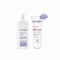 DERMAGLOS EMULSION X400 DELICADA FRAGANCIA + HIDRATACION ESENCIAL MANOS X100G DE REGALO