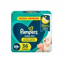 PAMPERS BABYSAN HIPOALERGENICO X36 RECIEN NACIDO 