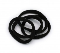 BASICARE ELASTICOS DE PELO NEGROS 3936