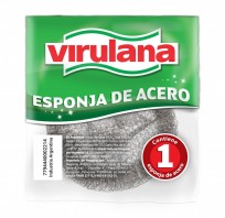 VIRULANA ESPONJA DE ACERO X22 GRS.