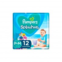 PAMPERS SPLASHERS PANTS X12 P 