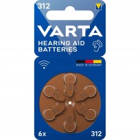 VARTA PILA AID 312 BLISTER X6U