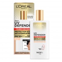 LOREAL UV DEFENDER FLUIDO INVISIBLE X40G TONO CLARO