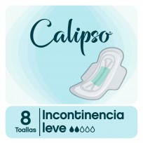 CALIPSO TOALLA X8 INCONTINENCIA LEVE PH BALANCEADO