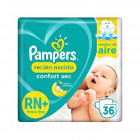 PAMPERS CONFORT SEC X 36 RECIEN NACIDO