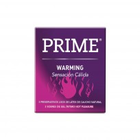 PRIME PRESERVATIVO WARMING VIOLETA X 3 U  