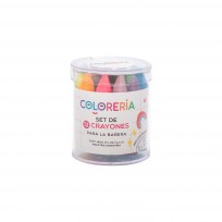 COLORERIA SET CRAYONES DE BAÑO