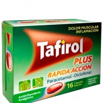 kit 3 Cajas Tafirol Plus Rapida Acción x16 comprimidos.