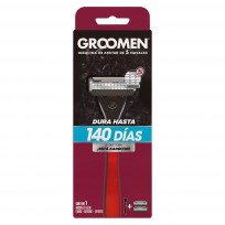 GROOMEN 500 MAQUINA DE AFEITAR 5 FILOS + 2 CARTUCHOS 