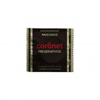 CORONET PRESERVATIVO ANATOMICO LUBRICADO X1U. 