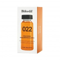 BIFERDIL AMPOLLA 022 ACIDO HYALURONICO Y VIT.C X20