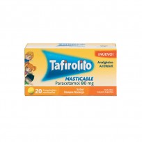 TAFIROLITO 80 MG MASTICABLES X 20 COMP