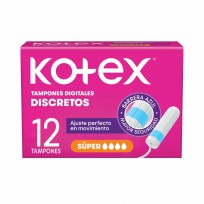 KOTEX TAMPONES DIGITALES SUPER X12U