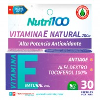 NUTRI100 VIT.E NATURAL 200UI X30