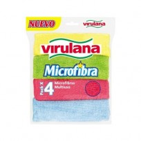 VIRULANA MICROFIBRA MULTIUSO X4