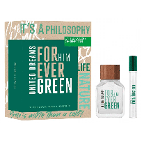 BENETTON SET FOR EVER GREEN EDT X100ML + EDT X10 ML