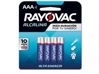 RAYOVAC PILA AAA X4