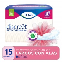 TENA DISCREET LARGOS X15 CON ALAS ALOE