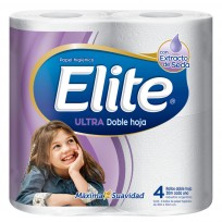 ELITE PAPEL HIGIENICO ULTRA DOBLE HOJA 30M X4U