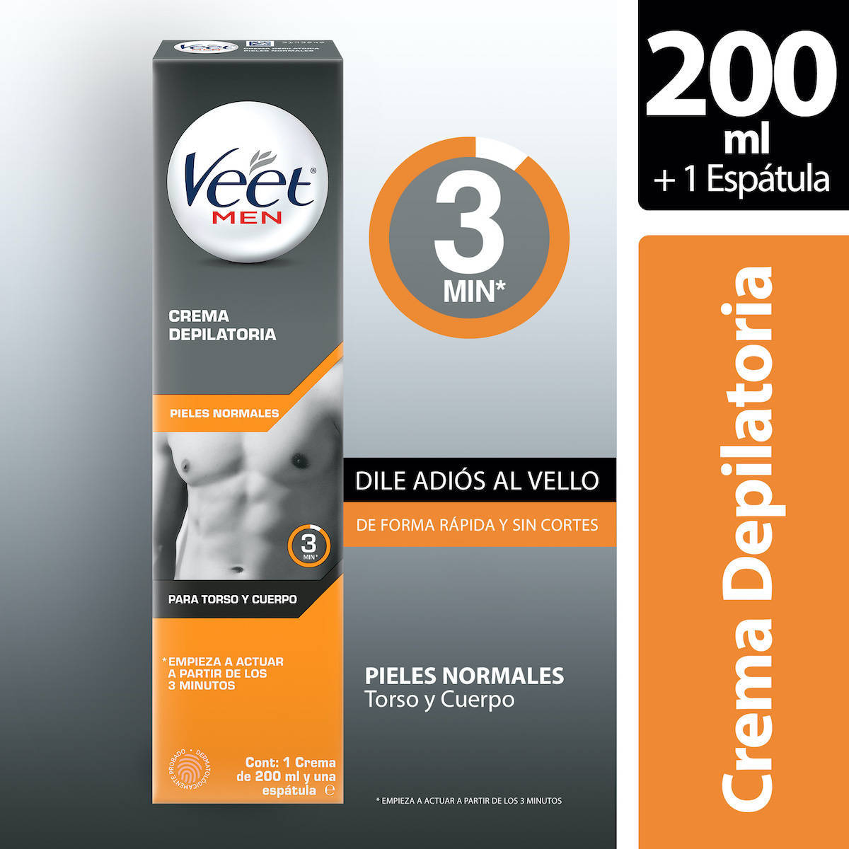 VEET CREMA DEPILATORIA X200 MEN . Tienda Online Anika Farmacia y Perfumería